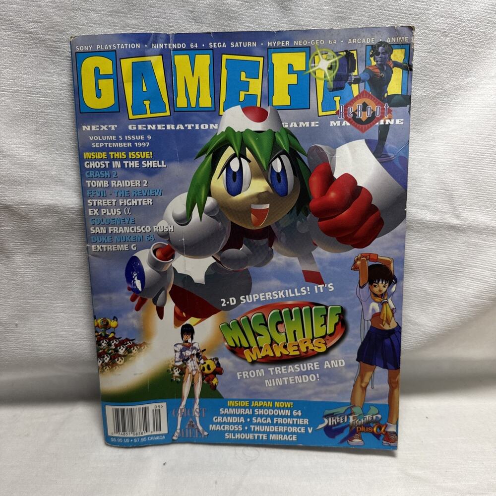 Gamefan September 1997 Volume 5 Issue 9 Includes Ghost in Shell Poster!